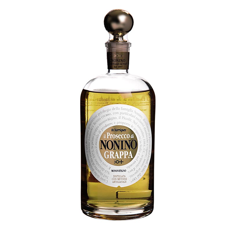Grappa Monovitigno Il Prosecco Barriques, Rebsortengrappa, 41% vol., Nonino - 700 ml - Flasche Grappa Monovitigno Il Prosecco Barriques, Rebsortengrappa, 41% vol., Nonino - 700 ml - Flasche
