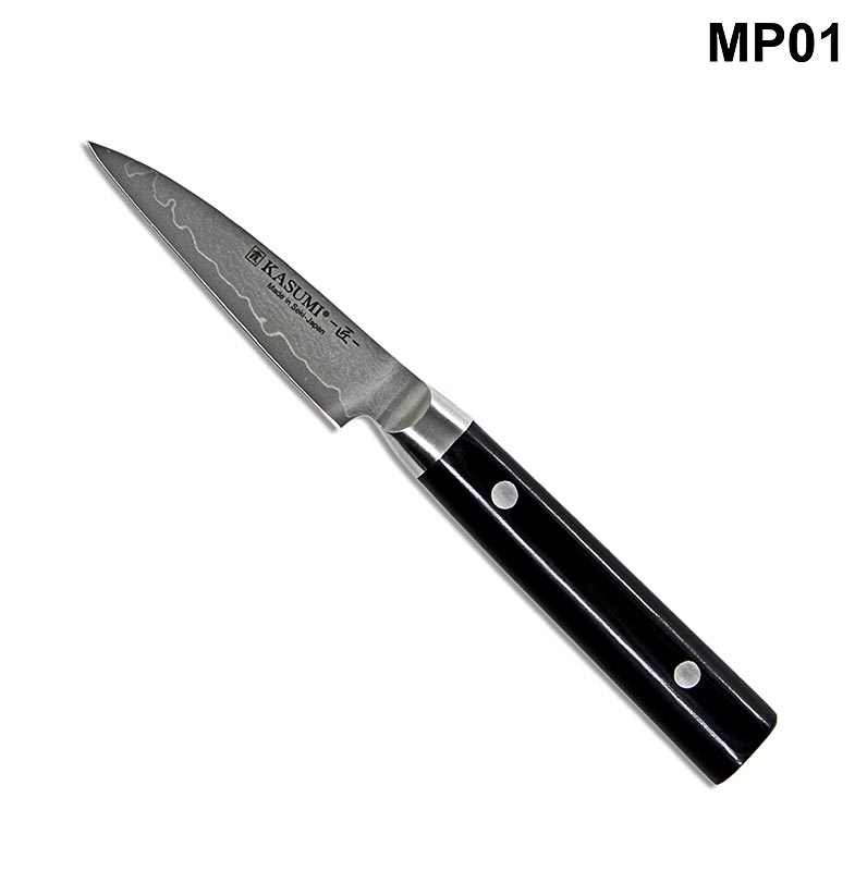 Cuchillo de pelar Kasumi MP-01 Masterpiece Damasco, 8 cm - 1 pieza - caja