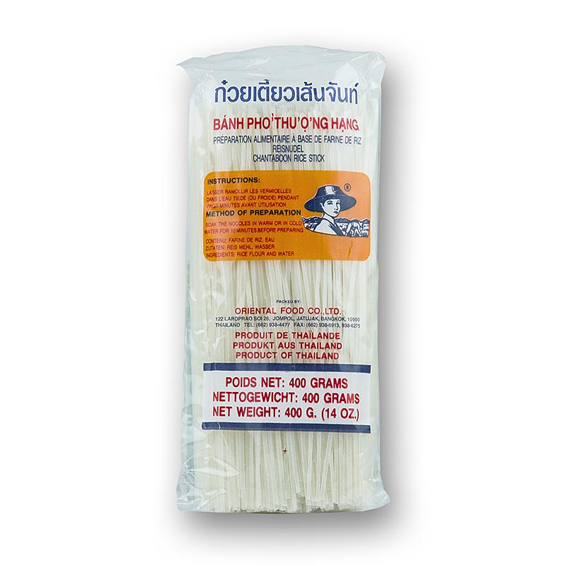 Tagliatelle de arroz de 1 mm de ancho - 400g - bolsa