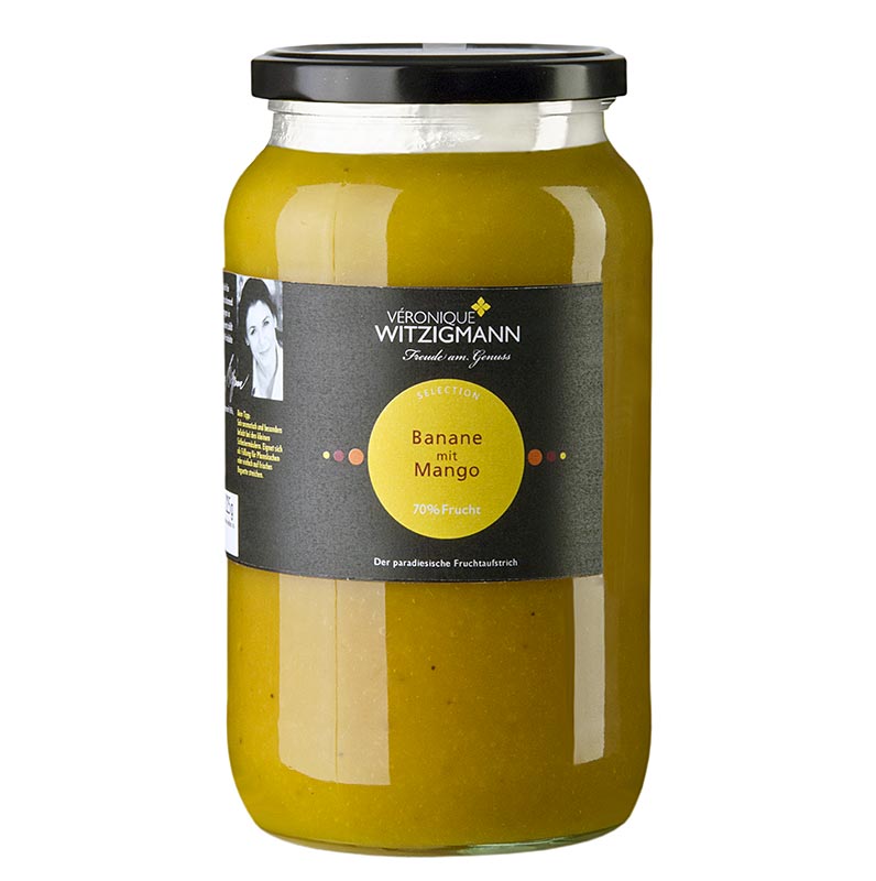 Platan amb mango - fruita untable Veronique Witzigmann - 1 kg - Vidre