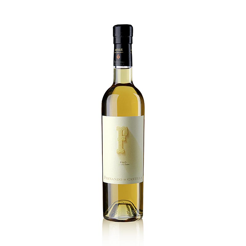 Sherry Antique Fino, kuiva, 17 tilavuusprosenttia, Rey Fernando de Castilla - 500 ml - Pullo