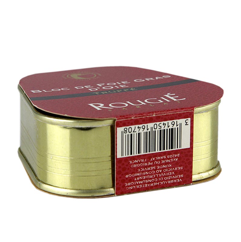 Bloque de foie gras de oca, trufa 3%, foie gras, trapecio, rougie - 75g - poder