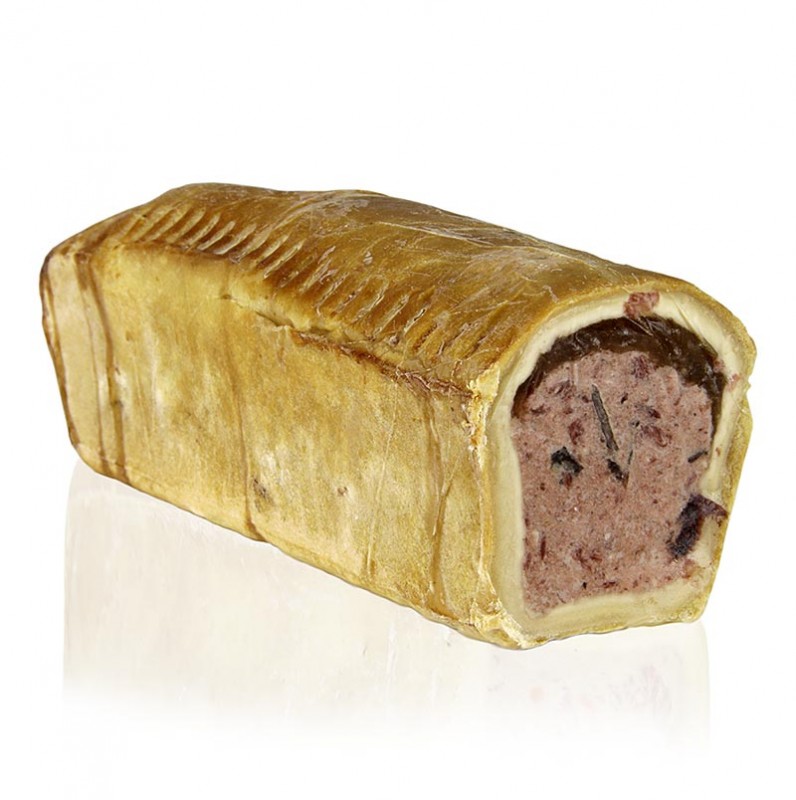 Pate de ciervo, farsa de ciervo, con trozos y nueces - 500g - frustrar