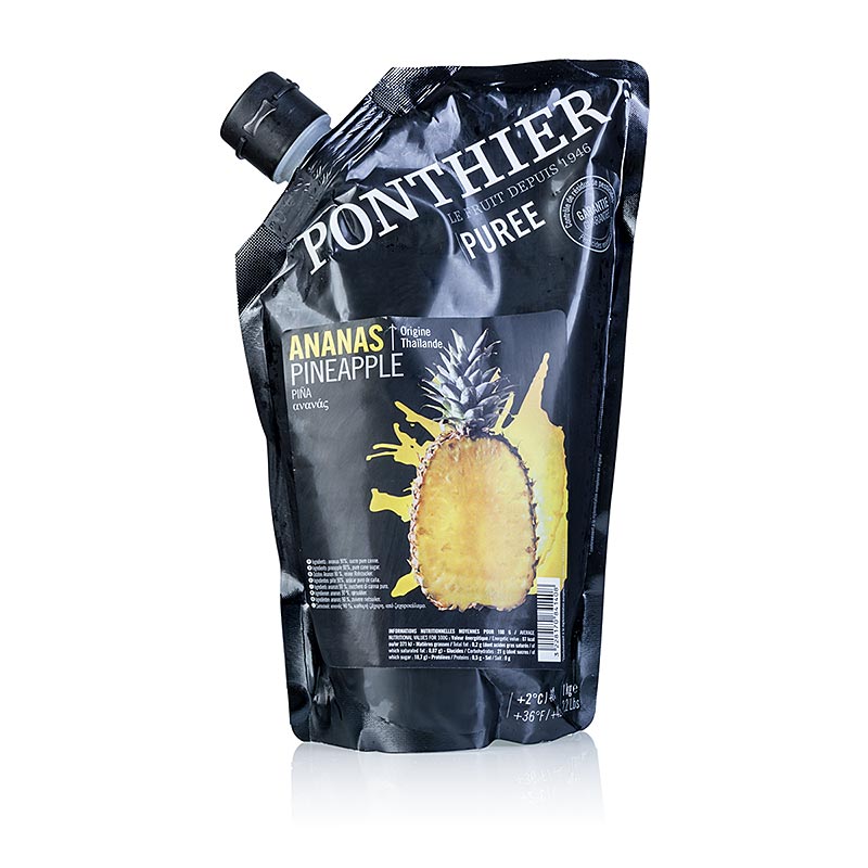 Pure de pinya Ponthier 1 kg, 12% de sucre - 1 kg - bossa