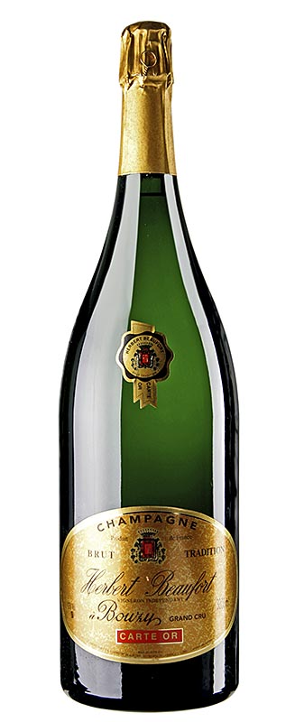 Champanhe Herbert Beaufort Carte d`Or Grand Cru, bruto, 12% vol., magnum duplo - 3 litros - Garrafa