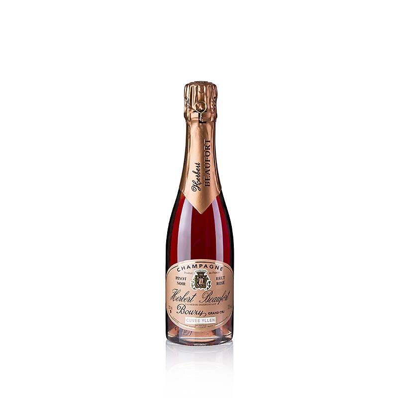 Samppanja Herbert Beaufort Rose Grand Cru, brut, 12 % til. - 375 ml - Pullo