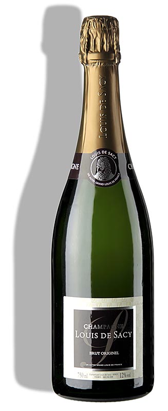 Champanhe Louis de Sacy, Blanc Originel, bruto, 12% vol. - 750ml - Garrafa
