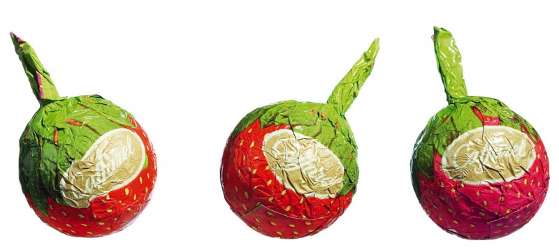 Erdbeeren mit Cremefüllung, lose, Fragoline di bosco, sfuse, Caffarel - 1.000 g - kg Erdbeeren mit Cremefüllung, lose, Fragoline di bosco, sfuse, Caffarel - 1.000 g - kg