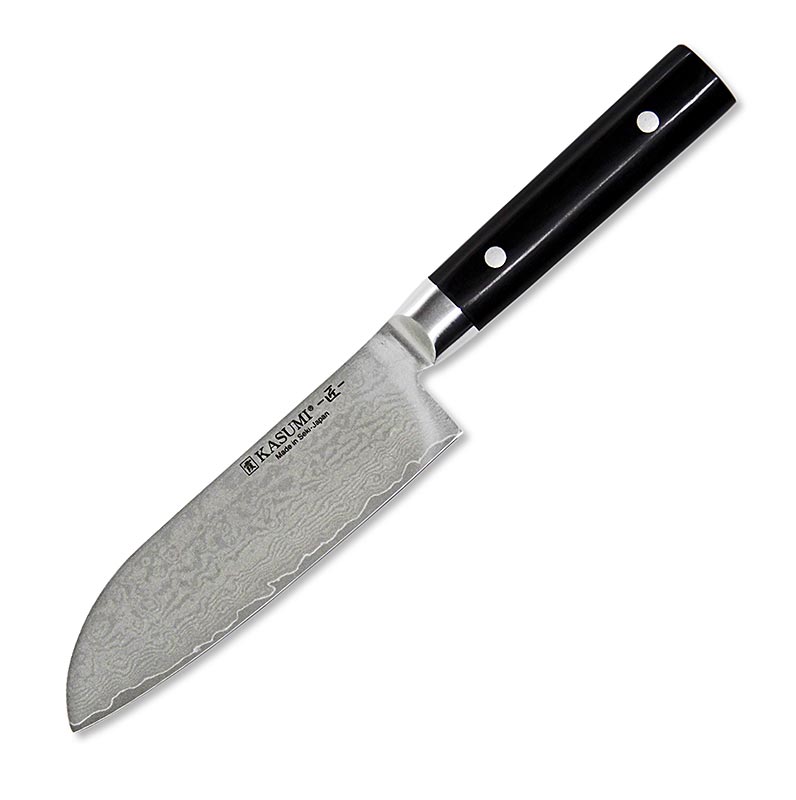 Kasumi MP - 04 Obra mestra de damasc Santoku, 13 cm - 1 peca - Caixa