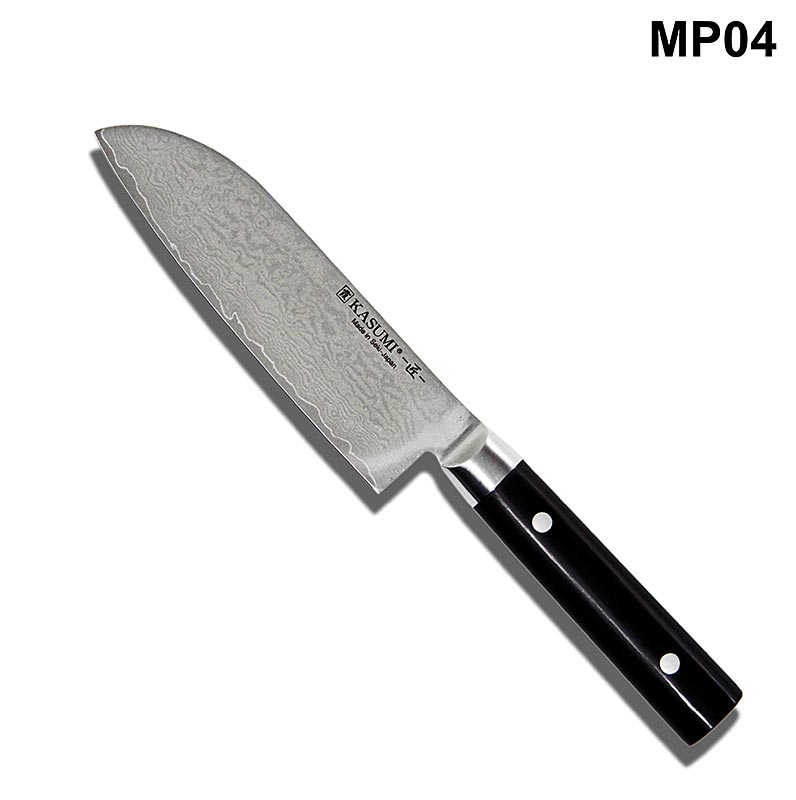 Kasumi MP-04 Obra-prima Damasco Santoku, 13cm - 1 pedaco - caixa