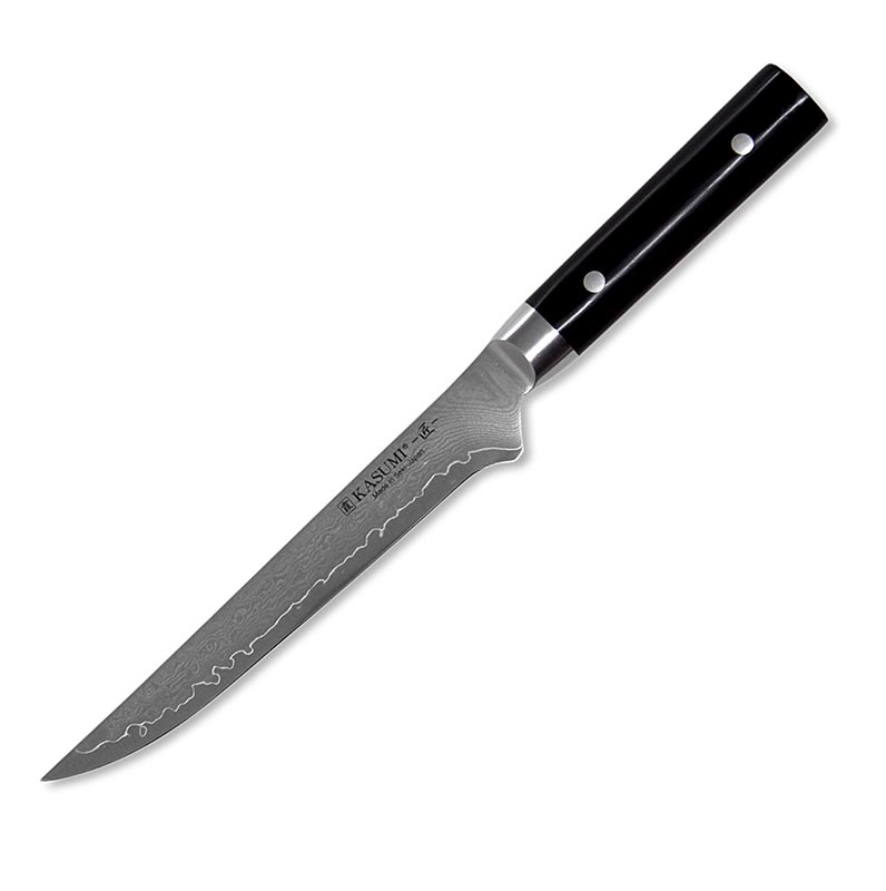 Kasumi MP-05 Masterpiece Damask luuttomaksi leikkaava veitsi, 16cm - 1 kpl - laatikko