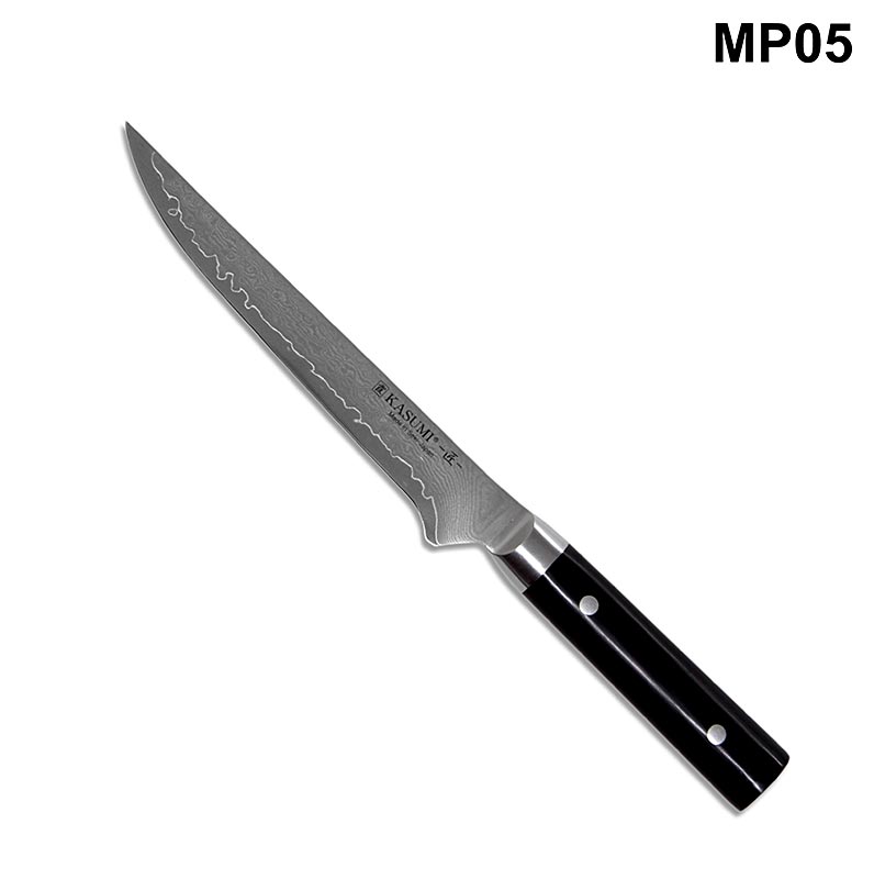 Cuchillo para deshuesar Kasumi MP-05 Masterpiece Damasco, 16 cm - 1 pieza - caja