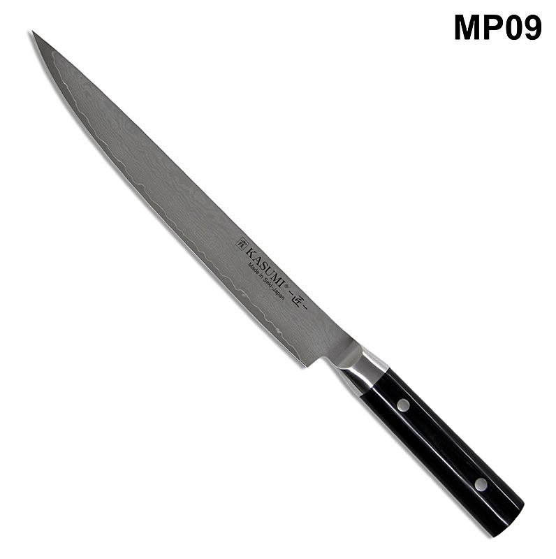 Cuchillo para carne Kasumi MP-09 Masterpiece Damascus, 24cm - 1 pieza - caja