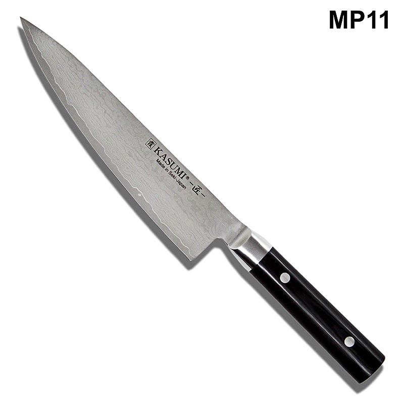 Faca de Chef Kasumi MP - 11 Masterpiece Damascus, 20cm - 1 pedaco - caixa