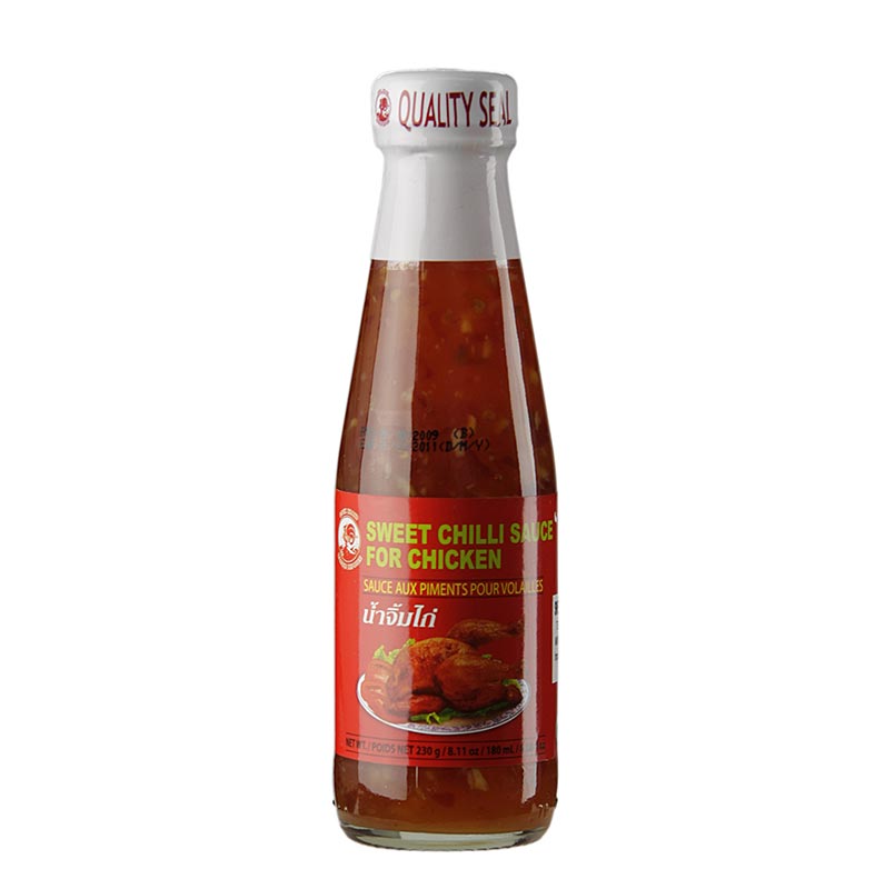 Chili sosa fyrir alifugla, Gullmerki, Cock Brand - 180ml - Flaska