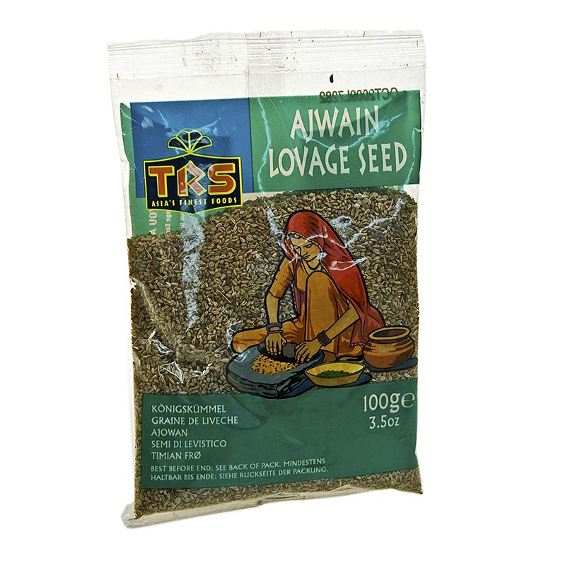 Ajwain / comino real (semilla de apio de Ajwain) - 100 gramos - bolsa