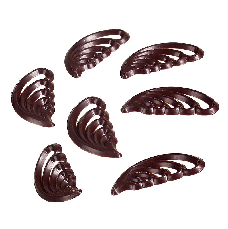 Filigree Belle Decor - pentes delicados, chocolate amargo - 385g, 280 pecas - Cartao