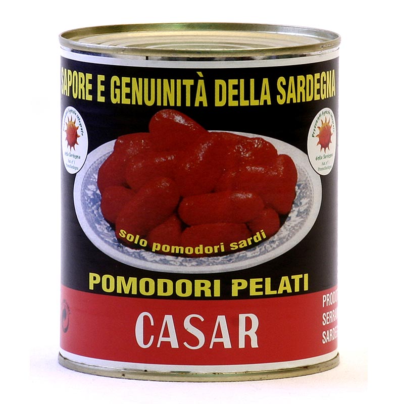 Skalade tomater, hela, Sardinien - 800 g - burk