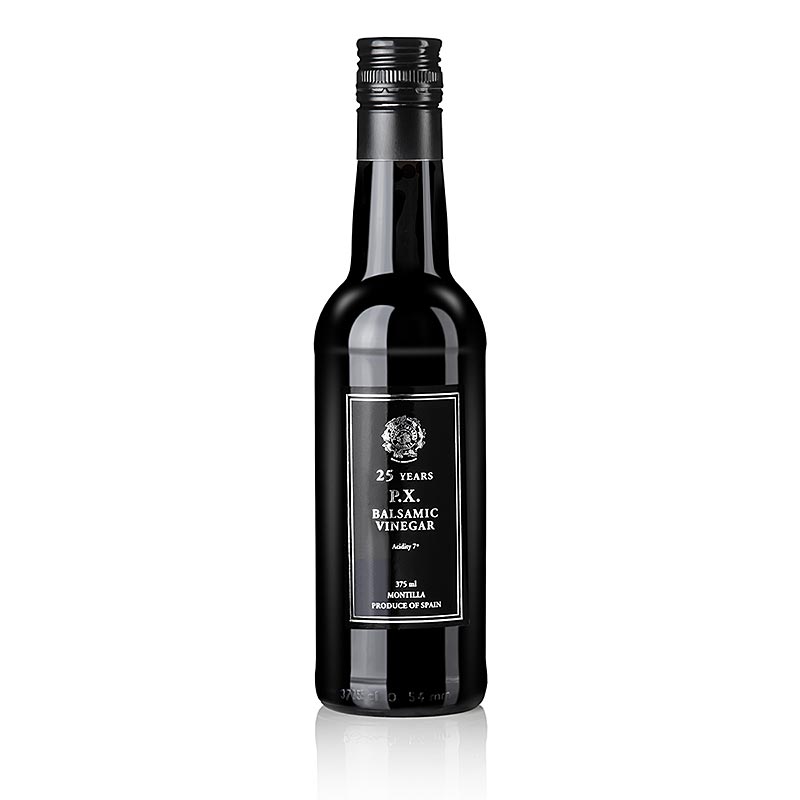 PX- vinagre balsamico de Jerez Pedro Ximenez, 25 anos, solera, 7% acidez - 375ml - Botella