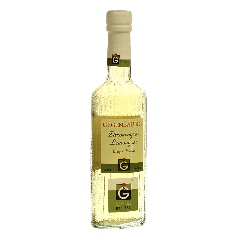 Vinagre de frutas Gegenbauer, capim-limao, 5% de acido - 250ml - Garrafa