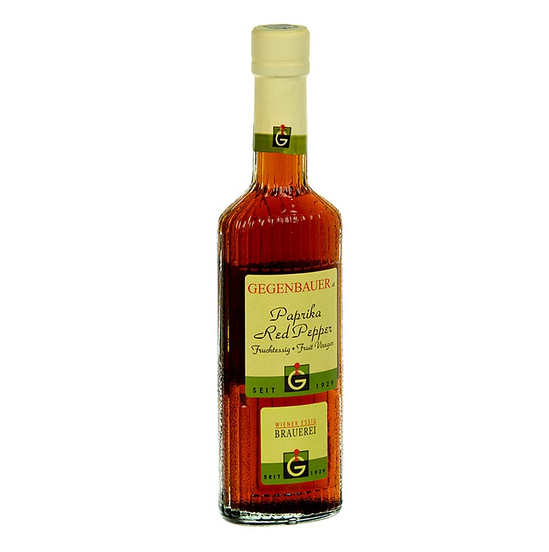 Vinagre de fruita Gegenbauer pebre vermell, acid al 5%. - 250 ml - Ampolla