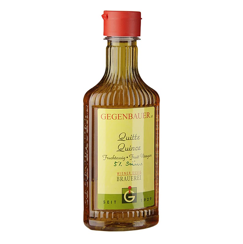 Vinagre de frutas de membrillo Gegenbauer, 5% acido - 250ml - Botella