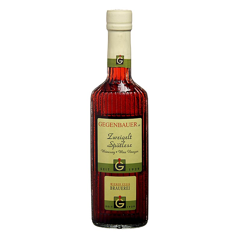 Aceto di vino Gegenbauer Zweigelt Spatlese, 5% acido - 250 ml - Bottiglia