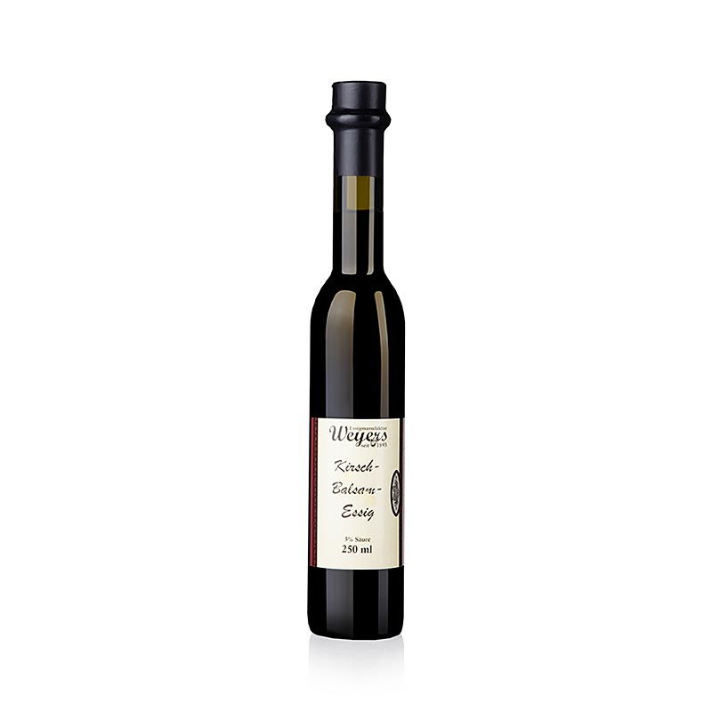 Aceto balsamico di ciliegie Weyers, 5% di acido - 250 ml - Bottiglia