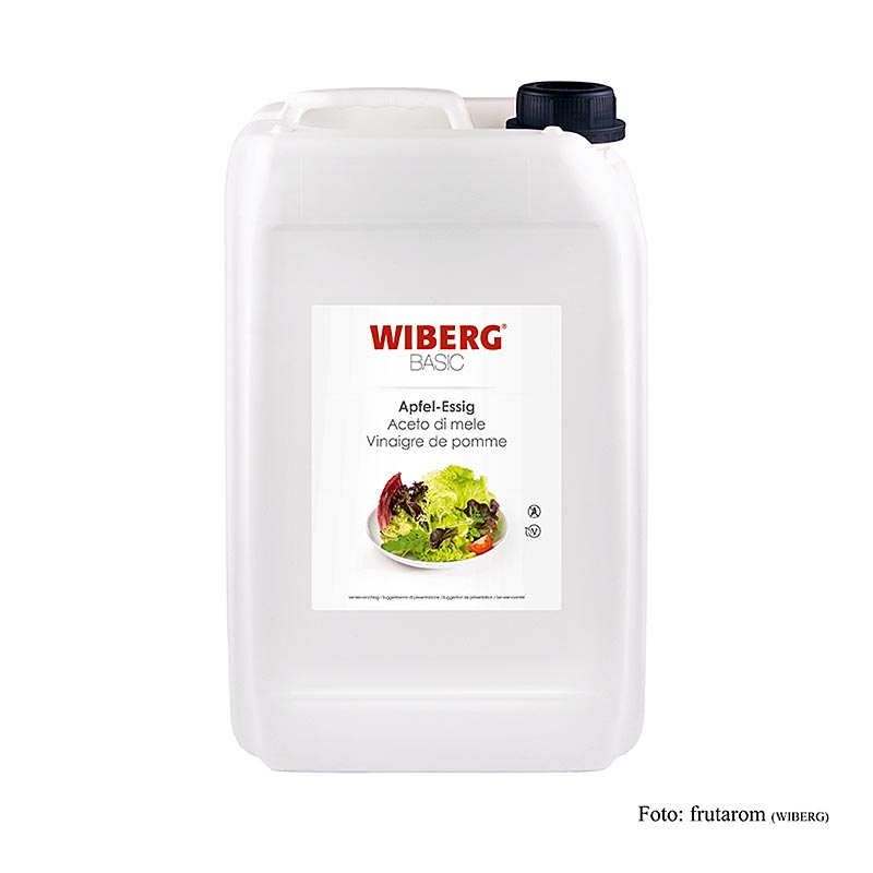 Vinagre de maca Wiberg classico, 3 anos, 5% de acido - 5 litros - vasilha