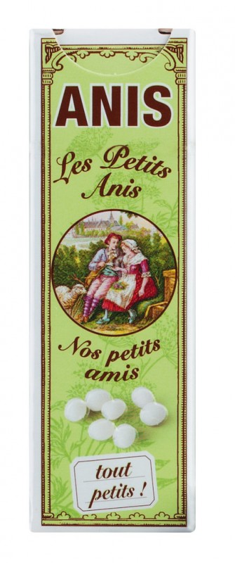 Les petits anis Anis, Anisdragees, Display, Les Anis de Flavigny - 10 x 18 g - Display