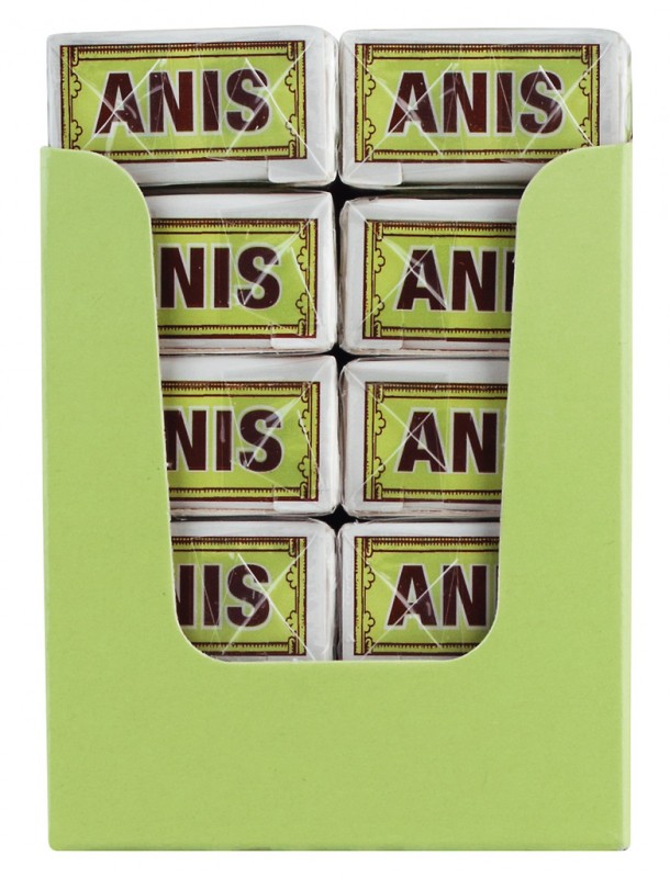 Les petits anis Anis, Anisdragees, Display, Les Anis de Flavigny - 10 x 18 g - Display