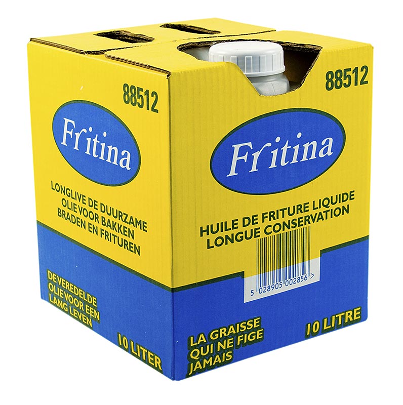 Fritina Longlife - gordura de fritura / oleo de fritura - 10 litros - vasilha