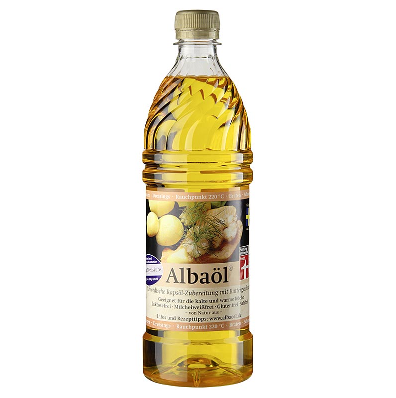 Albaol© - preparacao de oleo de colza, com sabor de manteiga, Suecia - 750ml - Garrafa PE