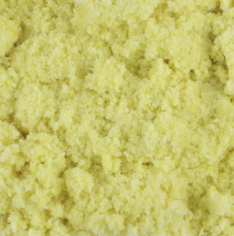 Buccia di limone - fresca, finemente grattugiata, non zuccherata - 200 g - borsa