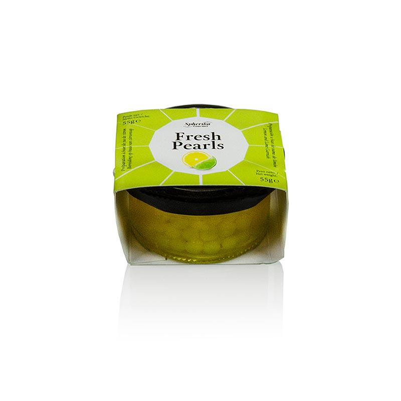 Havjar frutash limon-lime, perla me permasa 5mm, sfera, perla koktej - 55 g - Xhami