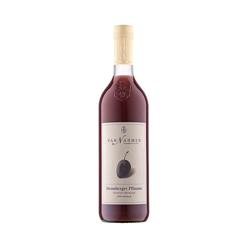 van Nahmen - Stromberger plum (succo di prugna), succo diretto al 100%. - 750 ml - Bottiglia