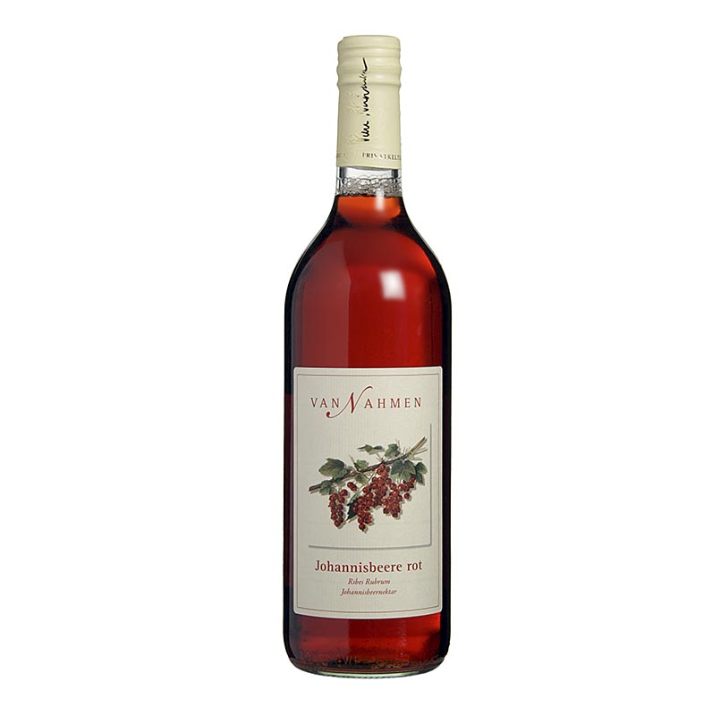 Van Nahmen - Nectar de grosella roja, 35% de jugo directo - 750ml - Botella