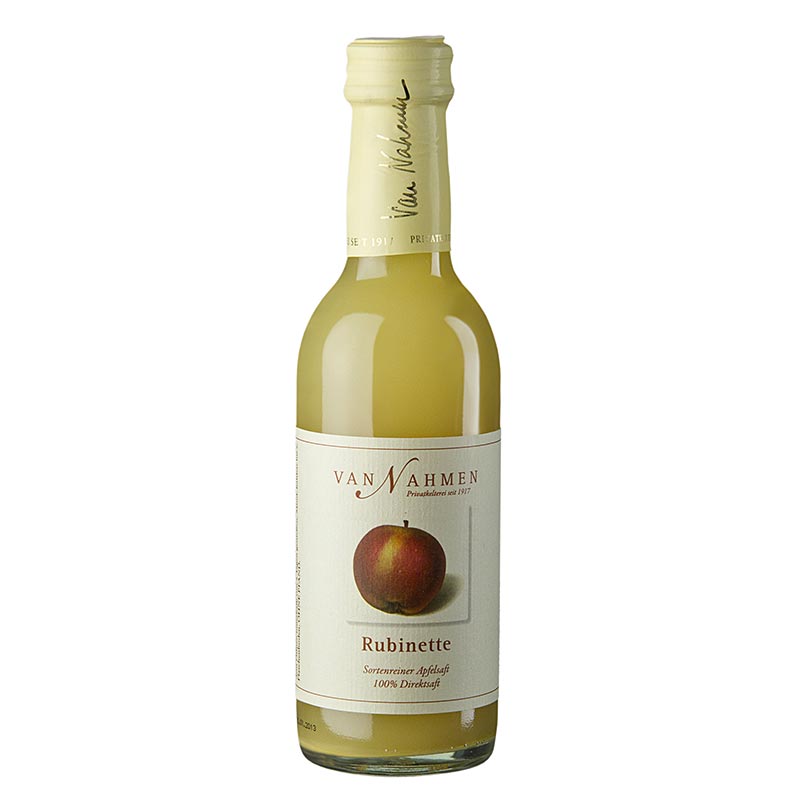 van Nahmen - Succo di mela Rubinette, 100% succo diretto - 250 ml - Bottiglia
