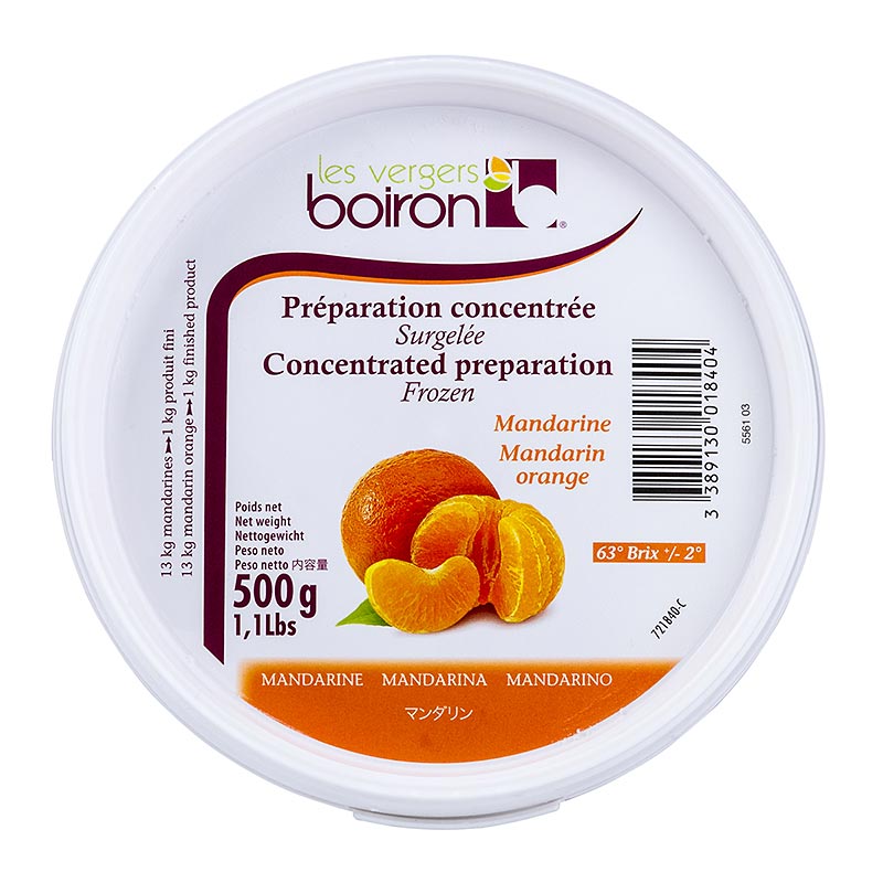 Koncentrat - mandarinjuice, Boiron - 500 g - Pe kan