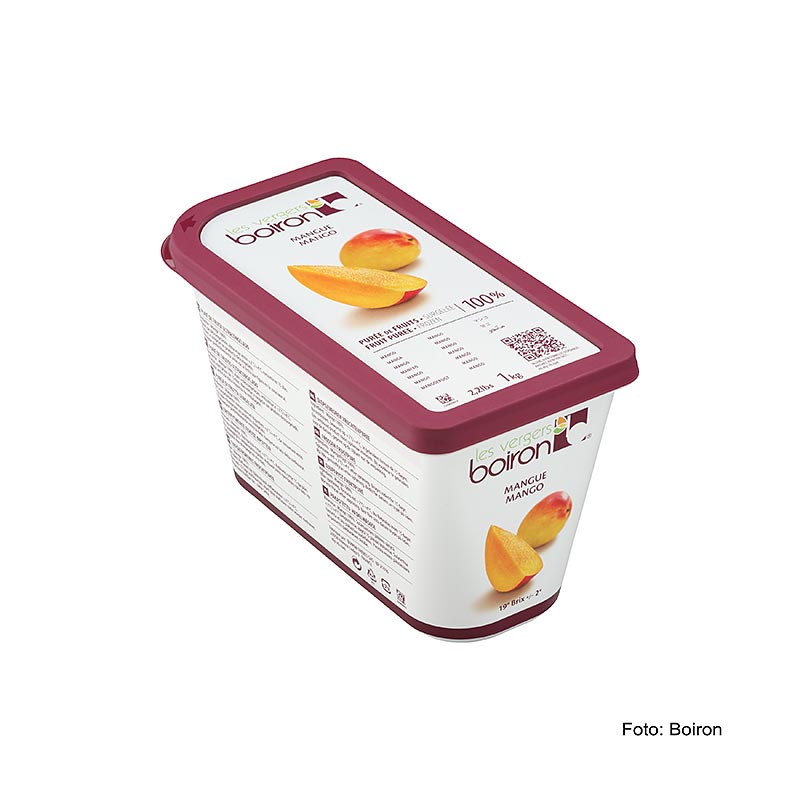 Purea di mango, non zuccherata, Boiron - 1 kg - Guscio in PE