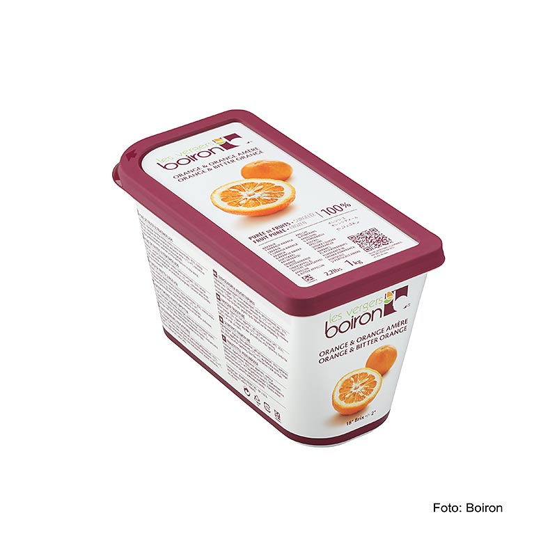 Pure de laranja Boiron (Orange amere), com 15% de laranja amarga, sem acucar - 1 kg - Concha PE Pure de laranja Boiron (Orange amere), com 15% de laranja amarga, sem acucar - 1 kg - Concha PE