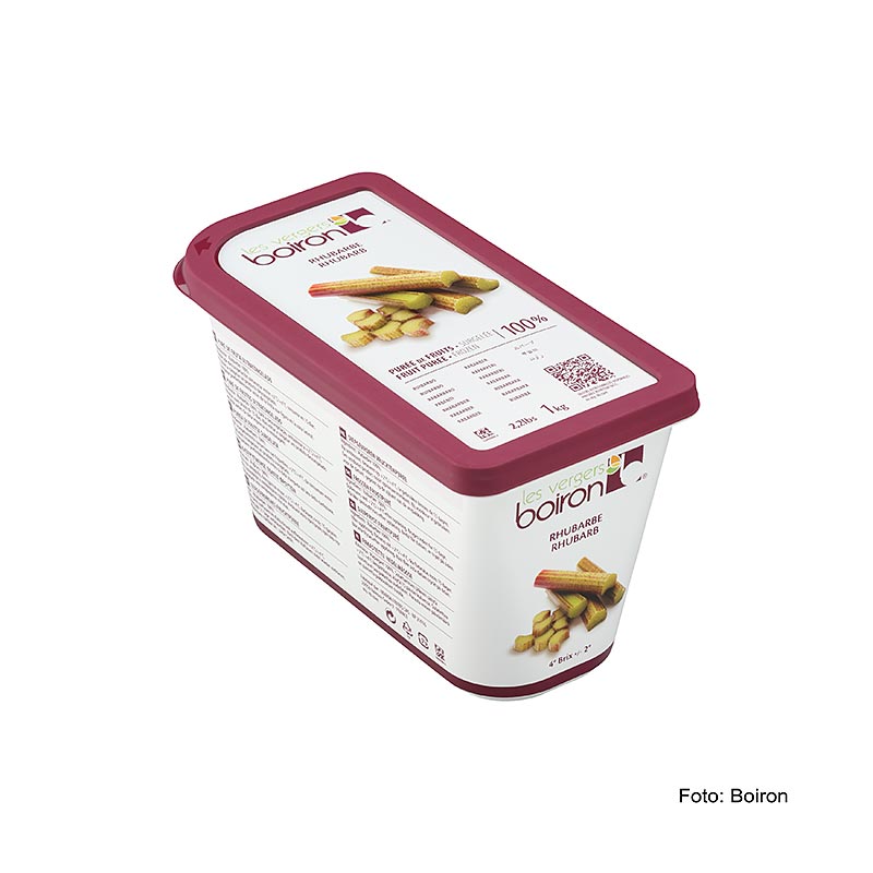 Pure de ruibarbre, Boiron sense sucre - 1 kg - Carcassa de PE