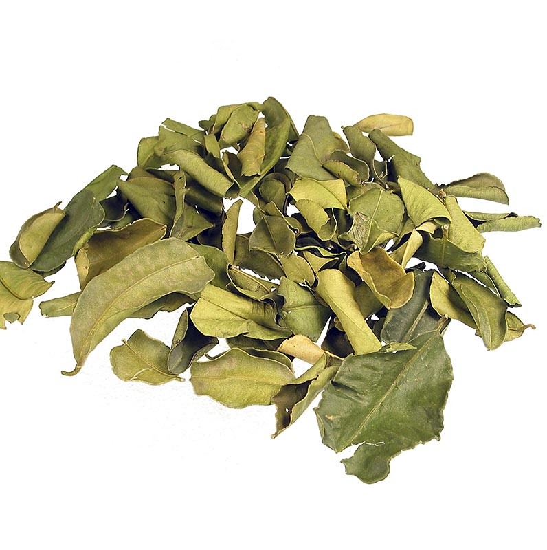 Limonenblätter - Kaffirblätter, ganze Blätter, getrocknet - 1 kg - Beutel Limonenblätter - Kaffirblätter, ganze Blätter, getrocknet - 1 kg - Beutel