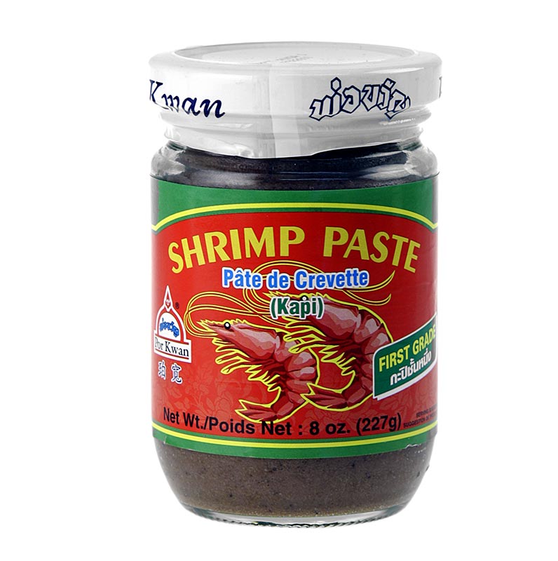 Shrimps Paste, aus Garnelen und Salz, Por Kwan - 200 g - Glas Shrimps Paste, aus Garnelen und Salz, Por Kwan - 200 g - Glas