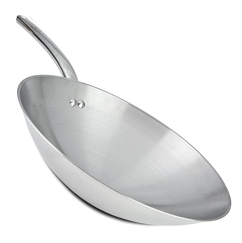 DeBUYER Carbone Plus wok me induksion, celik, Ø 35.5cm, 9cm i larte - 1 cope - Te lirshme