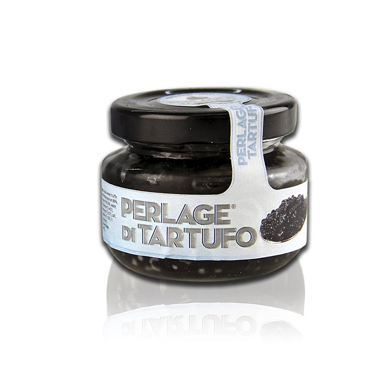 TARTUFLANGHE Troeffelkaviar - Perlage di Tartufo, laget av vintertroeffeljuice - 50 g - Glass