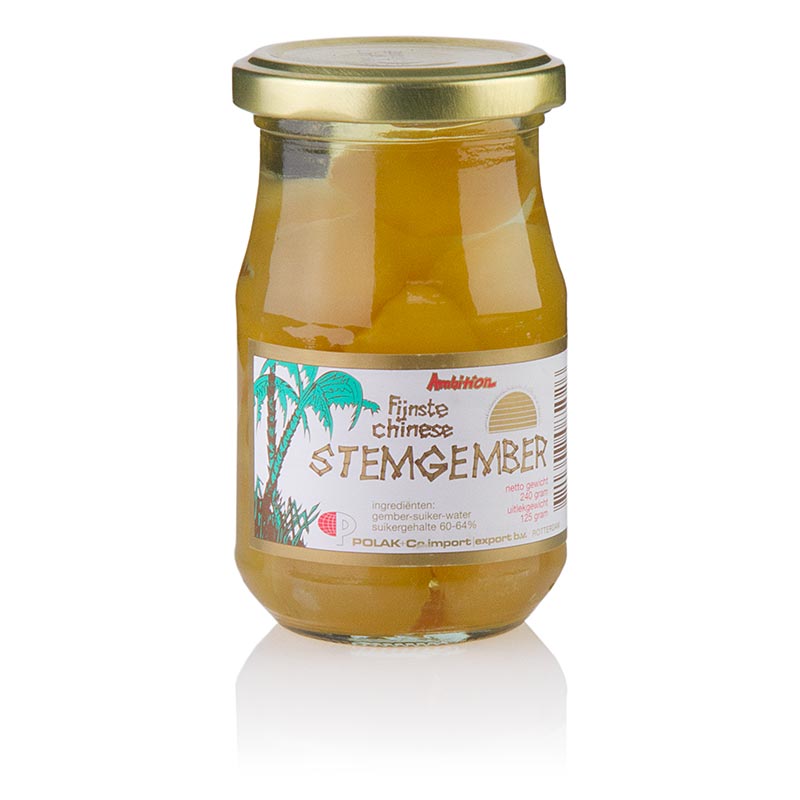 Ingwernüsse, kandiert, in Sirup - 240 g - Glas Ingwernüsse, kandiert, in Sirup - 240 g - Glas