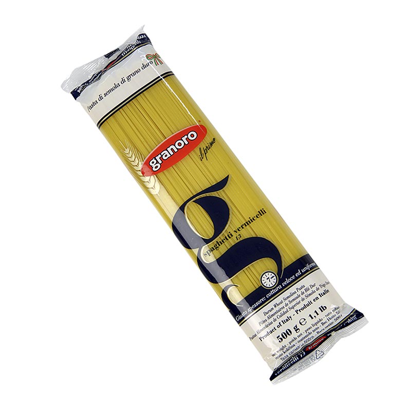 Granoro Vermiceli, Spageti, 1.6mm, Nr.13 - 12 kg, 24 x 500 g - Karton