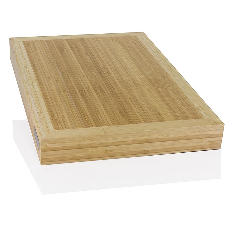 Chroma CB-01 Butcher Board, tabla de cortar, bambu, dimensiones 30 x 45 x 5 cm - 1 pieza - Cartulina