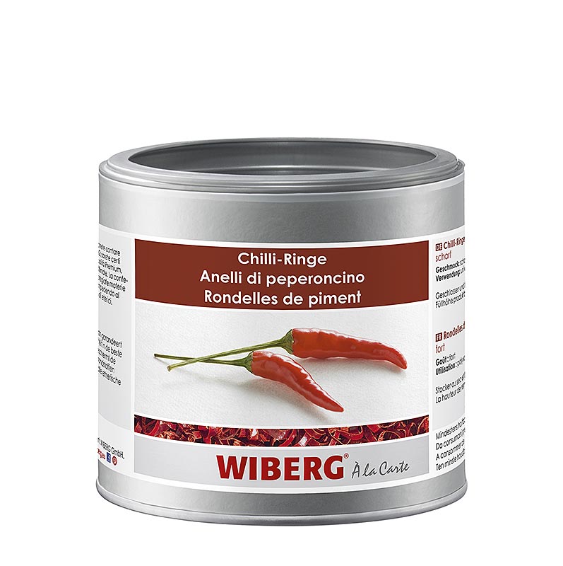 Anelli di peperoncino Wiberg taglio decorativo - 45 g - Aroma sicuro